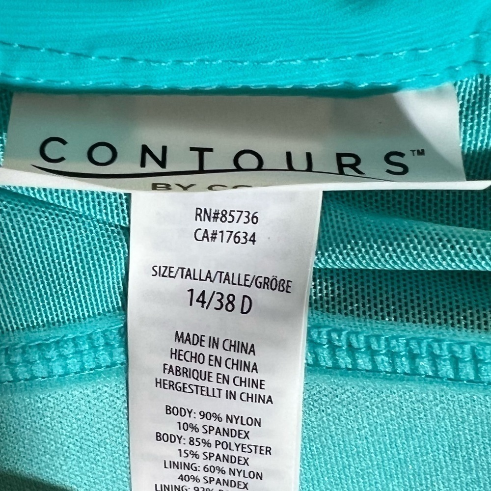 Coco Reef AQUA Contours Ruffled Strapless One-Piece Swimsuit - Picture 10 of 11